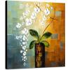 imageWieco Art Framed Art Beauty of Life 100 HandPainted Modern Artwork Abstract Floral Oil Paintings on Canvas Wall Art for Home Decorations Wall Decor Stretched with Black FrameGallery Wrapped