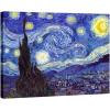 imageWieco Art Framed Art Giclee Canvas Prints of Starry Night by Vincent Van Gogh Paintings Reproduction PostImpressionism Artwork Framed Wall Art for Living Room Home DecorationsGallery Wrapped