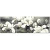 imageWieco Art Framed Art Magnolia Flower Modern Canvas Prints Floral Prints Reproduction Pictures Artwork on Stretched and Framed Canvas Wall Art for Home Decoration Wall Decor Black20x20inchx3pcs 50x50cmx3pcs