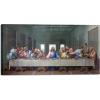 imageWieco Art Framed Canvas Prints Wall Art the Last Supper by Leonardo Da Vinci Classic Art Reproductions Jesus Canvas Wall Art for Home Decoration48L x 24W