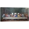 imageWieco Art Framed Canvas Prints the Last Supper by Leonardo Da Vinci Classic Art Reproductions Jesus Canvas Wall Art for Home Decoration Bronze Gold Frame40L x 20W