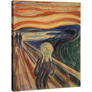 imageWieco Art Framed Art The Scream by Edward Munch Famous Paintings Reproduction Abstract Canvas Prints Artwork for Wall Decor Modern Canvas Wall Art for Home ampamp office Decoration16L x 12W