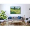 imageWieco Art Abstract Canvas Prints Wall Art Green Field 1889 by Van Gogh Famous Oil Paintings Reproduction Artwork Stretched Landscape Picture for Living Room Home Office Decoration30x40inch