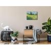 imageWieco Art Abstract Canvas Prints Wall Art Green Field 1889 by Van Gogh Famous Oil Paintings Reproduction Artwork Stretched Landscape Picture for Living Room Home Office Decoration16L x 12W