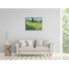 imageWieco Art Abstract Canvas Prints Wall Art Green Field 1889 by Van Gogh Famous Oil Paintings Reproduction Artwork Stretched Landscape Picture for Living Room Home Office Decoration24L x 20W
