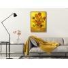 imageWieco Art Abstract Flowers Giclee Canvas Prints Wall Art Vase with Fifteen Sunflowers by Van Gogh Classic Oil Paintings Reproduction for Home Decor Modern Stretched and Framed Floral Picture17L x 13W