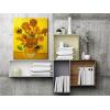 imageWieco Art Abstract Flowers Giclee Canvas Prints Wall Art Vase with Fifteen Sunflowers by Van Gogh Classic Oil Paintings Reproduction for Home Decor Modern Stretched and Framed Floral Picture24L x 20W