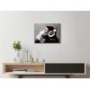 imageWieco Art Black Framed Monkey With Headphones Banksy Graffiti Art Abstract Canvas Paintings Prints Animal Canvas Wall Art for Wall Decor and Home decorations Office Decor16L x 12W