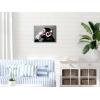 imageWieco Art Black Framed Monkey With Headphones Banksy Graffiti Art Abstract Canvas Paintings Prints Animal Canvas Wall Art for Wall Decor and Home decorations Office Decor16L x 12W