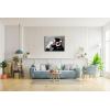 imageWieco Art Black Framed Monkey With Headphones Banksy Graffiti Art Abstract Canvas Paintings Prints Animal Canvas Wall Art for Wall Decor and Home decorations Office Decor32L x 24W