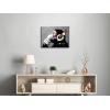 imageWieco Art Black Framed Monkey With Headphones Banksy Graffiti Art Abstract Canvas Paintings Prints Animal Canvas Wall Art for Wall Decor and Home decorations Office Decor16L x 12W