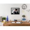 imageWieco Art Black Framed Monkey With Headphones Banksy Graffiti Art Abstract Canvas Paintings Prints Animal Canvas Wall Art for Wall Decor and Home decorations Office Decor17L x 13W