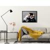 imageWieco Art Black Framed Monkey With Headphones Banksy Graffiti Art Abstract Canvas Paintings Prints Animal Canvas Wall Art for Wall Decor and Home decorations Office Decor17L x 13W