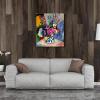 imageWieco Art Canvas Prints Wall Art Still Life of Peonies in a Vase 1907 by Henri Matisse Abstract Canvas Art Print for Wall Decor and Home Office Decorations20x24inch50x60cm