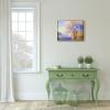 imageWieco Art Canvas Wall Art Antibes Seen from The Salis Garden 1988 by Claude Monet Oil Paintings Reproduction Modern Canvas PrintsArtwork on Canvas for Home Office DecorationsFramed