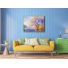 imageWieco Art Canvas Wall Art Antibes Seen from The Salis Garden 1988 by Claude Monet Oil Paintings Reproduction Modern Canvas PrintsArtwork on Canvas for Home Office DecorationsFramed