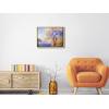 imageWieco Art Canvas Wall Art Antibes Seen from The Salis Garden 1988 by Claude Monet Oil Paintings Reproduction Modern Canvas PrintsArtwork on Canvas for Home Office DecorationsFramed