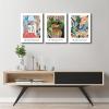 imageWieco Art Canvas Wall Art Set of 3 Henri Matisse Aesthetic Posters Woman with A Red Umbrella Goldfish Landscape at Collioure Art Exhibition Matisse Prints Posters for Home Decorations12x16inchx3pcs30x40cmx3pcs