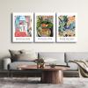 imageWieco Art Canvas Wall Art Set of 3 Henri Matisse Aesthetic Posters Woman with A Red Umbrella Goldfish Landscape at Collioure Art Exhibition Matisse Prints Posters for Home Decorations20x28inchx3pcs50x70cmx3pcs