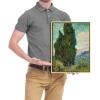 imageWieco Art Cypresses by Van Gogh Classic Canvas Prints Wall Art Famous Oil Paintings Green Tree Picture Ready to Hang for Home Decorations Modern Abstract Forest Landscape Artwork162L x 122W