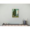 imageWieco Art Cypresses by Van Gogh Classic Canvas Prints Wall Art Famous Oil Paintings Green Tree Picture Ready to Hang for Home Decorations Modern Abstract Forest Landscape Artwork162L x 122W
