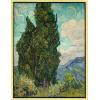 imageWieco Art Cypresses by Van Gogh Classic Canvas Prints Wall Art Famous Oil Paintings Green Tree Picture Ready to Hang for Home Decorations Modern Abstract Forest Landscape Artwork162L x 122W