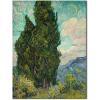 imageWieco Art Cypresses by Van Gogh Classic Canvas Prints Wall Art Famous Oil Paintings Green Tree Picture Ready to Hang for Home Decorations Modern Abstract Forest Landscape Artwork32L x 24W