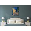 imageWieco Art Framed Wall Art Canvas Prints of Cafe Terrace at Night Canvas Prints Wall Art by Van Gogh Paintings Reproduction Abstract Artwork for Wall Decor Golden Frame32L x 24W