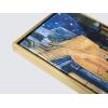imageWieco Art Framed Wall Art Canvas Prints of Cafe Terrace at Night Canvas Prints Wall Art by Van Gogh Paintings Reproduction Abstract Artwork for Wall Decor Golden Frame17L x 13W