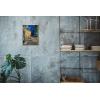 imageWieco Art Framed Wall Art Canvas Prints of Cafe Terrace at Night Canvas Prints Wall Art by Van Gogh Paintings Reproduction Abstract Artwork for Wall Decor Golden Frame17L x 13W
