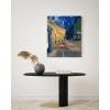 imageWieco Art Framed Wall Art Canvas Prints of Cafe Terrace at Night Canvas Prints Wall Art by Van Gogh Paintings Reproduction Abstract Artwork for Wall Decor Golden Frame24L x 20W