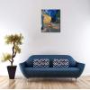 imageWieco Art Framed Wall Art Canvas Prints of Cafe Terrace at Night Canvas Prints Wall Art by Van Gogh Paintings Reproduction Abstract Artwork for Wall Decor Golden Frame24L x 20W