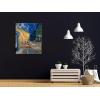 imageWieco Art Framed Wall Art Canvas Prints of Cafe Terrace at Night Canvas Prints Wall Art by Van Gogh Paintings Reproduction Abstract Artwork for Wall Decor Golden Frame24L x 20W
