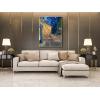 imageWieco Art Framed Wall Art Canvas Prints of Cafe Terrace at Night Canvas Prints Wall Art by Van Gogh Paintings Reproduction Abstract Artwork for Wall Decor Golden Frame40L x 30W