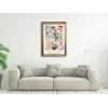imageWieco Art Framed Wall Art View of Collioure 1905 by Henri Mattise Abstract Colorful Art Matisse Posters Canvas Prints for Wall and Home Office Decorations Bronze Gold FramePink2