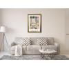 imageWieco Art Framed Wall Art View of Collioure 1905 by Henri Mattise Abstract Colorful Art Matisse Posters Canvas Prints for Wall and Home Office Decorations Bronze Gold FramePink1