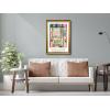 imageWieco Art Framed Wall Art View of Collioure 1905 by Henri Mattise Abstract Colorful Art Matisse Posters Canvas Prints for Wall and Home Office Decorations Bronze Gold FramePink1