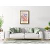 imageWieco Art Framed Wall Art View of Collioure 1905 by Henri Mattise Abstract Colorful Art Matisse Posters Canvas Prints for Wall and Home Office Decorations Bronze Gold FramePink3