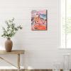 imageWieco Art Framed Wall Art View of Collioure 1905 by Henri Mattise Abstract Colorful Art Matisse Posters Canvas Prints for Wall and Home Office Decorations Bronze Gold FramePink3