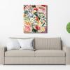 imageWieco Art Framed Wall Art View of Collioure 1905 by Henri Mattise Abstract Colorful Art Matisse Posters Canvas Prints for Wall and Home Office Decorations Bronze Gold FramePink2