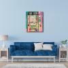 imageWieco Art Framed Wall Art View of Collioure 1905 by Henri Mattise Abstract Colorful Art Matisse Posters Canvas Prints for Wall and Home Office Decorations Bronze Gold FramePink1