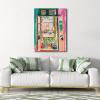 imageWieco Art Framed Wall Art View of Collioure 1905 by Henri Mattise Abstract Colorful Art Matisse Posters Canvas Prints for Wall and Home Office Decorations Bronze Gold FramePink1