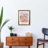 imageWieco Art Framed Wall Art View of Collioure 1905 by Henri Mattise Abstract Colorful Art Matisse Posters Canvas Prints for Wall and Home Office Decorations Bronze Gold FramePink3