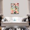 imageWieco Art Framed Wall Art View of Collioure 1905 by Henri Mattise Abstract Colorful Art Matisse Posters Canvas Prints for Wall and Home Office Decorations Bronze Gold FramePink2