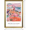imageWieco Art Framed Wall Art View of Collioure 1905 by Henri Mattise Abstract Colorful Art Matisse Posters Canvas Prints for Wall and Home Office Decorations Bronze Gold FramePink3