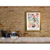imageWieco Art Framed Wall Art View of Collioure 1905 by Henri Mattise Abstract Colorful Art Matisse Posters Canvas Prints for Wall and Home Office Decorations Bronze Gold FramePink2