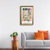 imageWieco Art Framed Wall Art View of Collioure 1905 by Henri Mattise Abstract Colorful Art Matisse Posters Canvas Prints for Wall and Home Office Decorations Bronze Gold FramePink1