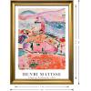 imageWieco Art Framed Wall Art View of Collioure 1905 by Henri Mattise Abstract Colorful Art Matisse Posters Canvas Prints for Wall and Home Office Decorations Bronze Gold FramePink3