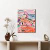 imageWieco Art Framed Wall Art View of Collioure 1905 by Henri Mattise Abstract Colorful Art Matisse Posters Canvas Prints for Wall and Home Office Decorations Bronze Gold FramePink3