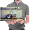 imageWieco Art Gallery Wrapped Canvas Prints Life is Short Chill the Duck Out Banksy Boys Artwork Reproduction Graffiti Poster Print on Canvas Wall Art for Bedroom Home Kitchen Decorations16L x 108W